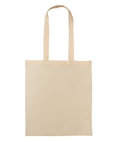Nutshell Recycled cotton shopper long handle Natural