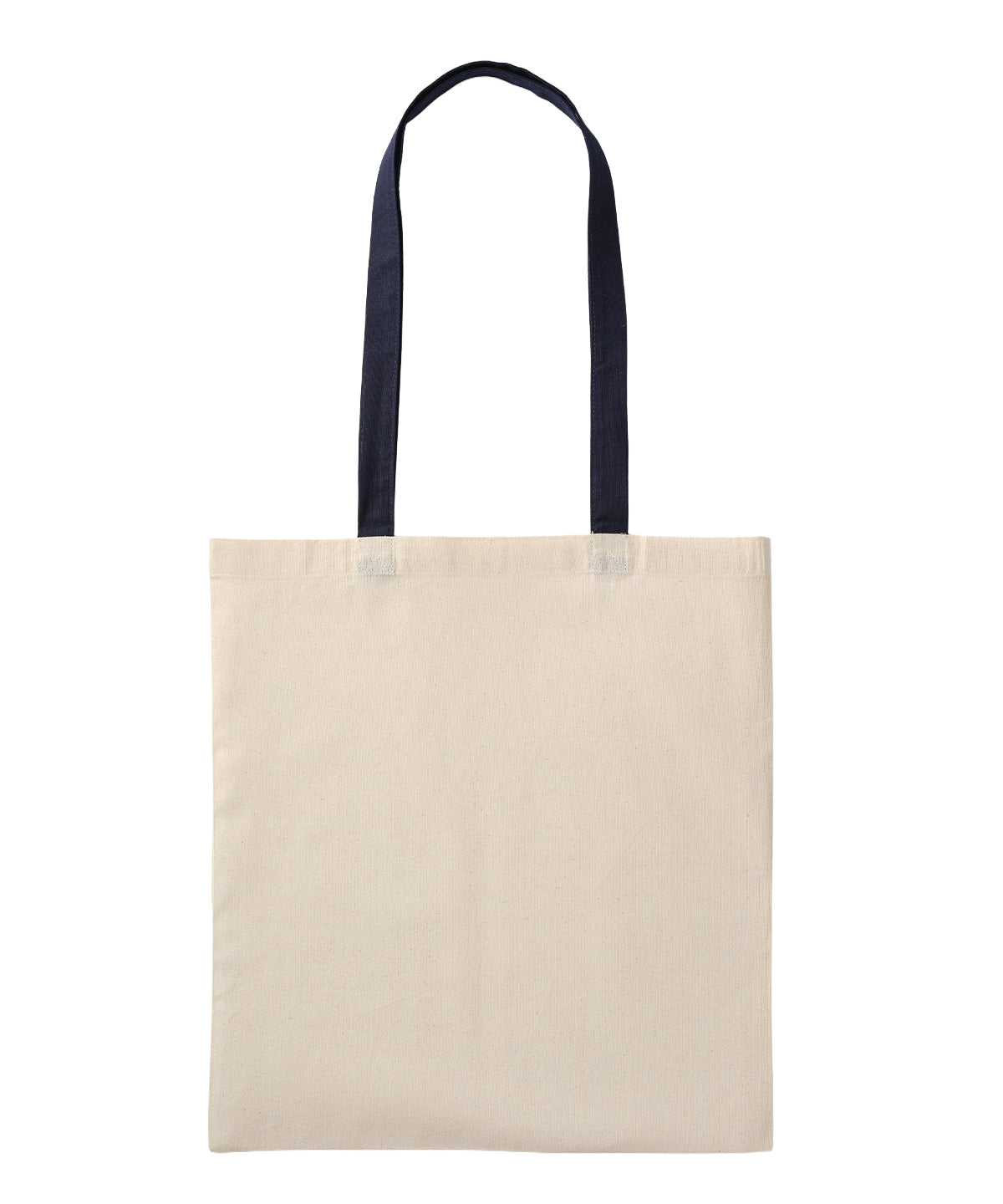 Nutshell Recycled cotton shopper long handle Natural/Oxford Navy