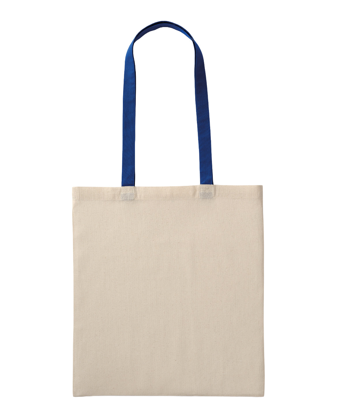 Nutshell Recycled cotton shopper long handle Natural/Royal