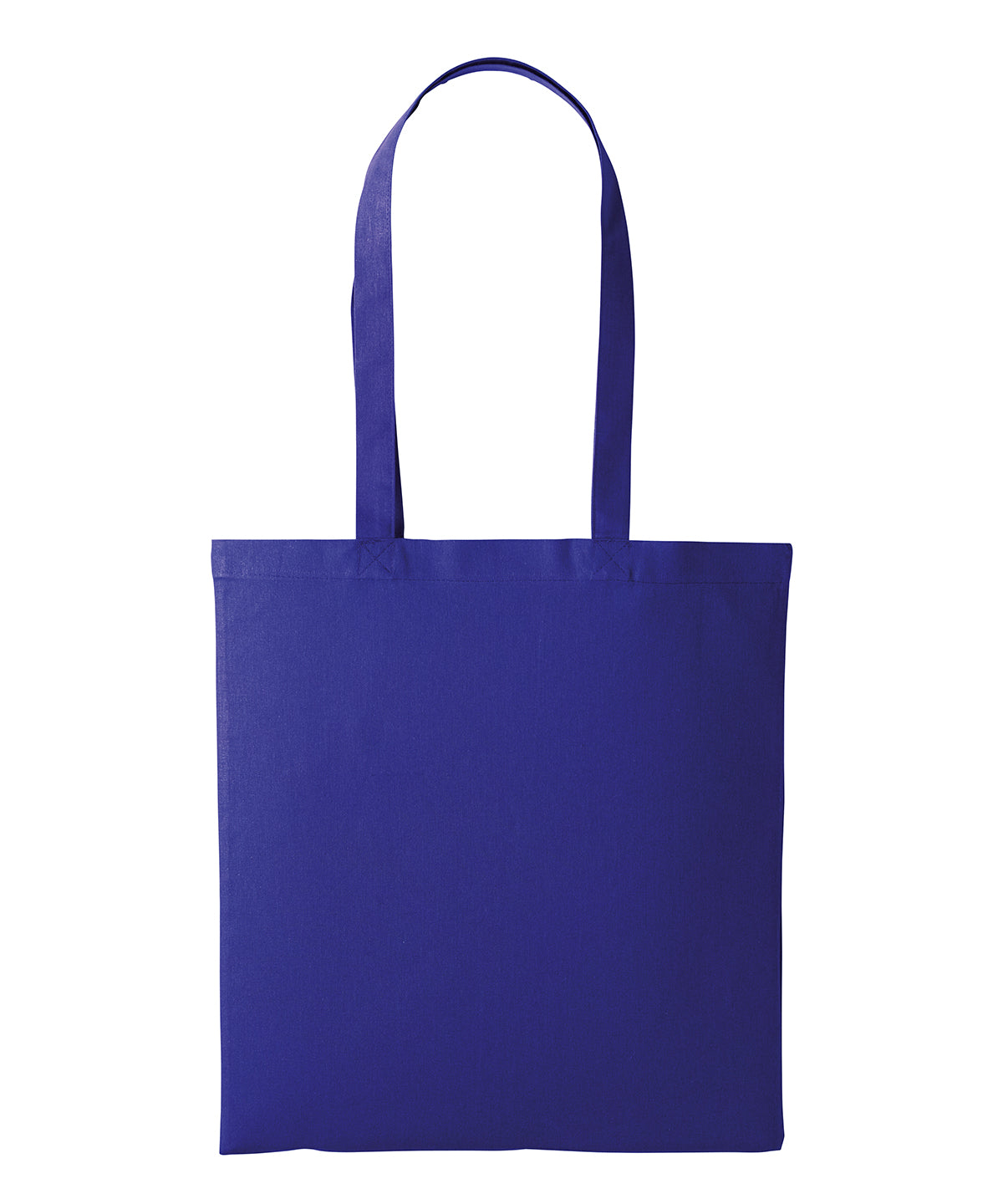 Nutshell Recycled cotton shopper long handle Purple