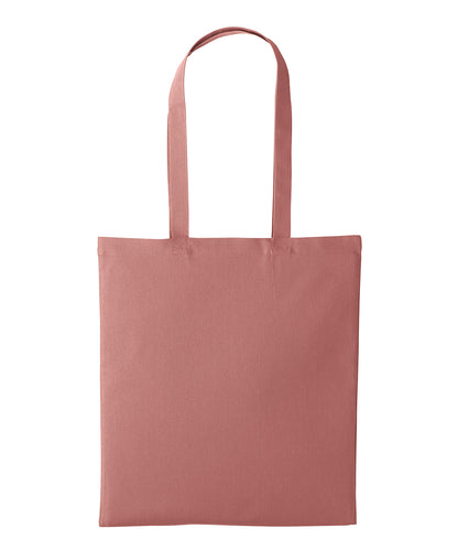 Nutshell Recycled cotton shopper long handle Rose