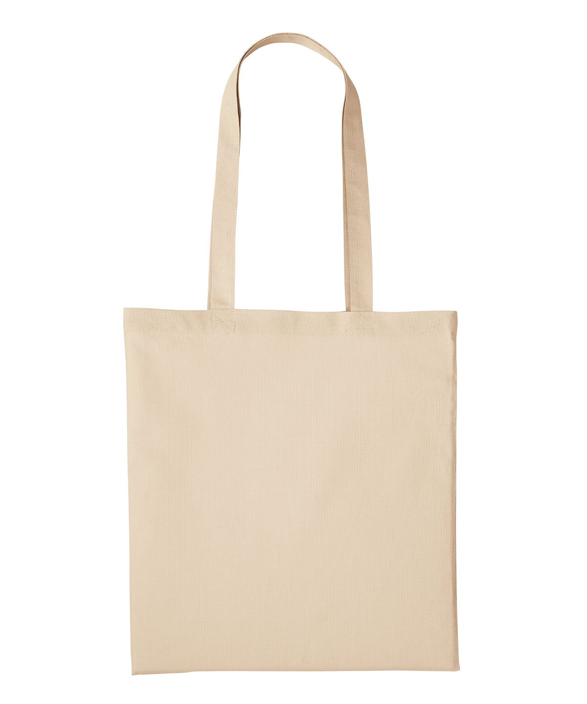 Nutshell Recycled cotton shopper long handle Sand