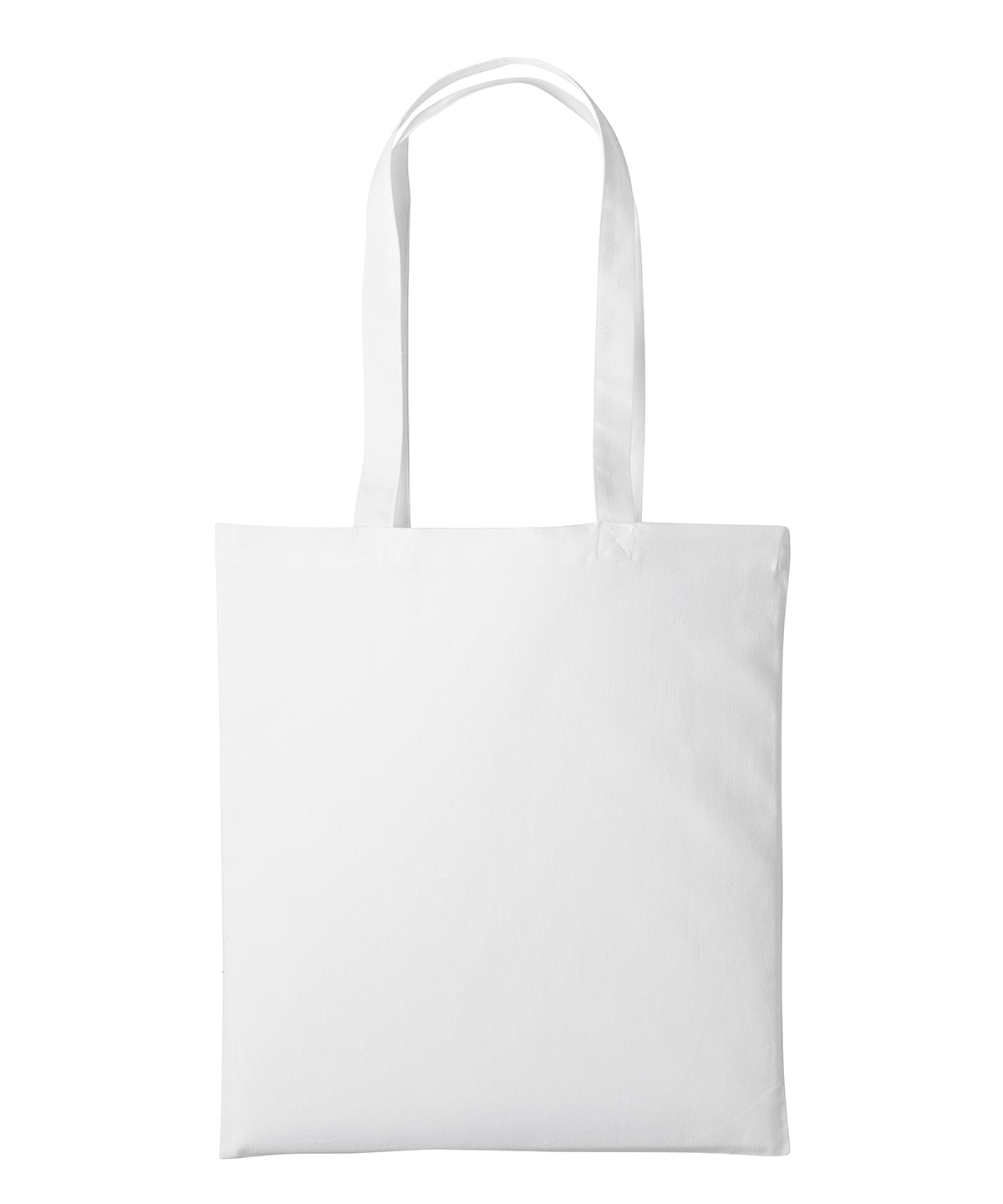 Nutshell Recycled cotton shopper long handle White