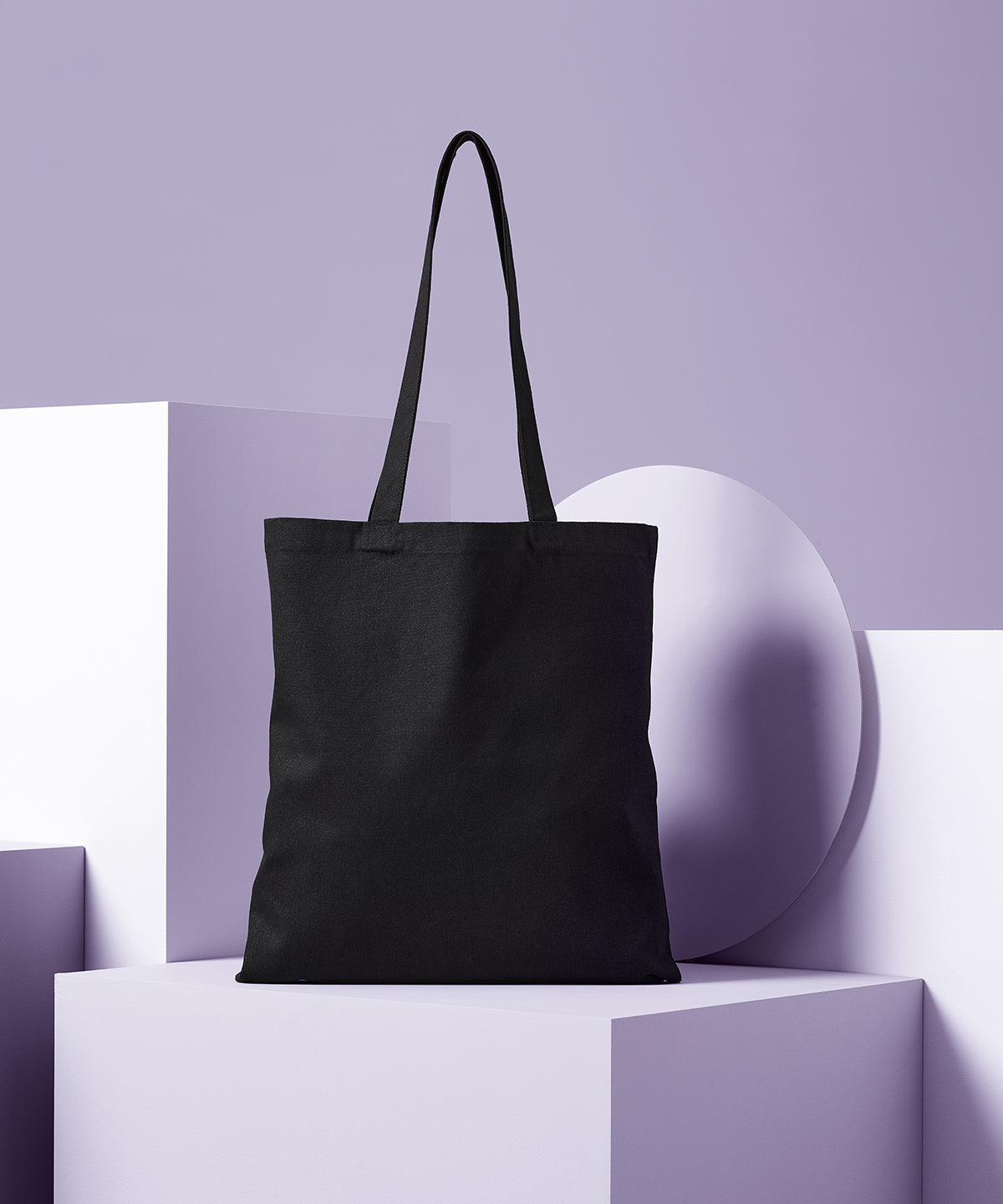 Nutshell Recycled premium canvas shopper Black