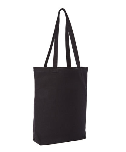 Recycled premium canvas ‘flat base’ shopper