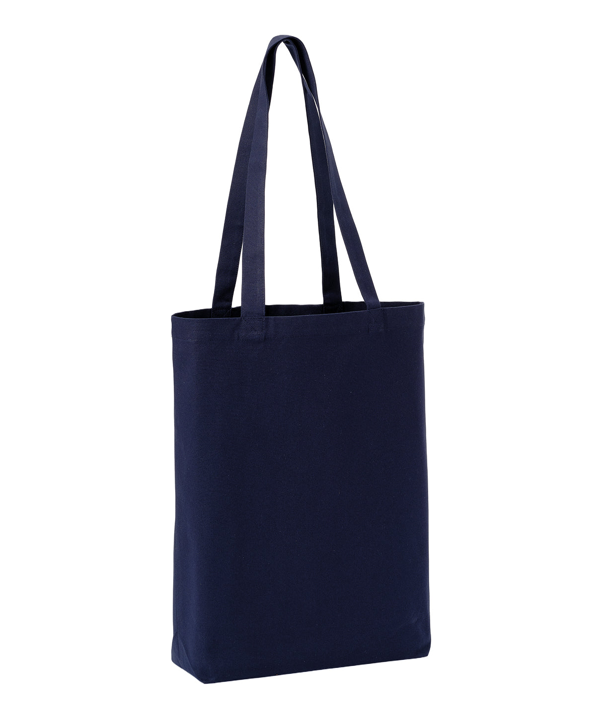Nutshell Recycled premium canvas ‘flat base’ shopper French Dark Navy