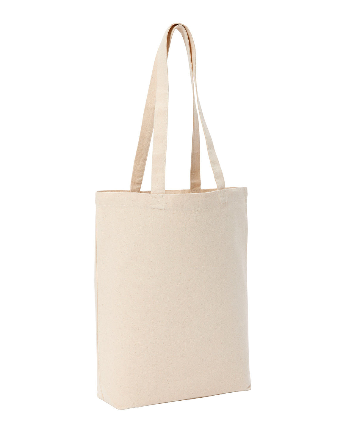 Nutshell Recycled premium canvas ‘flat base’ shopper Natural