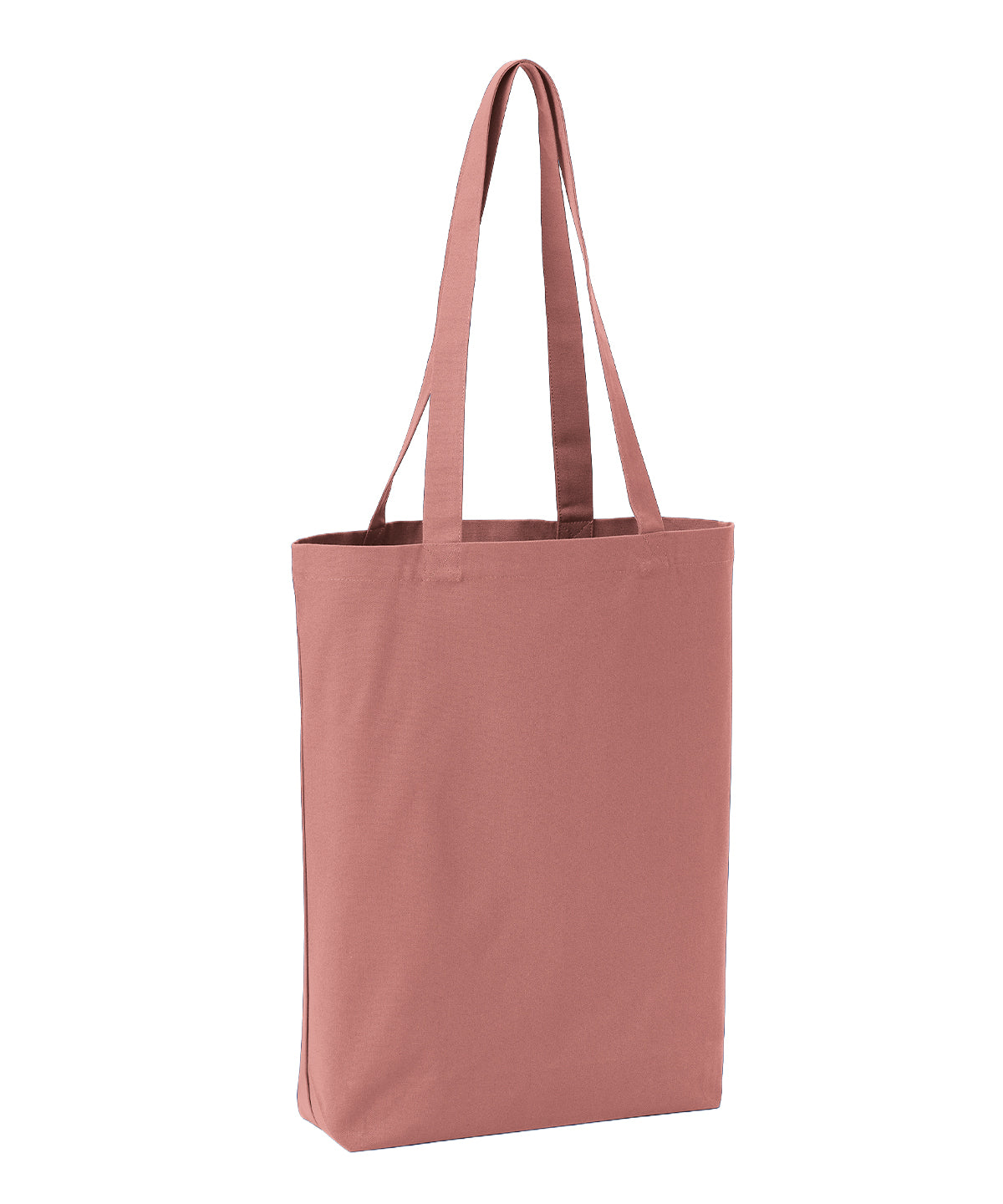 Nutshell Recycled premium canvas ‘flat base’ shopper Rose