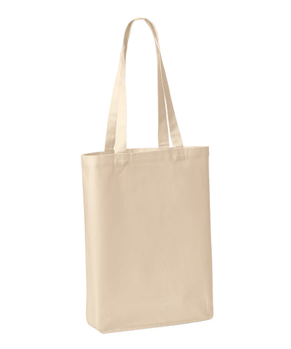 Nutshell Recycled premium canvas ‘flat base’ shopper Sand