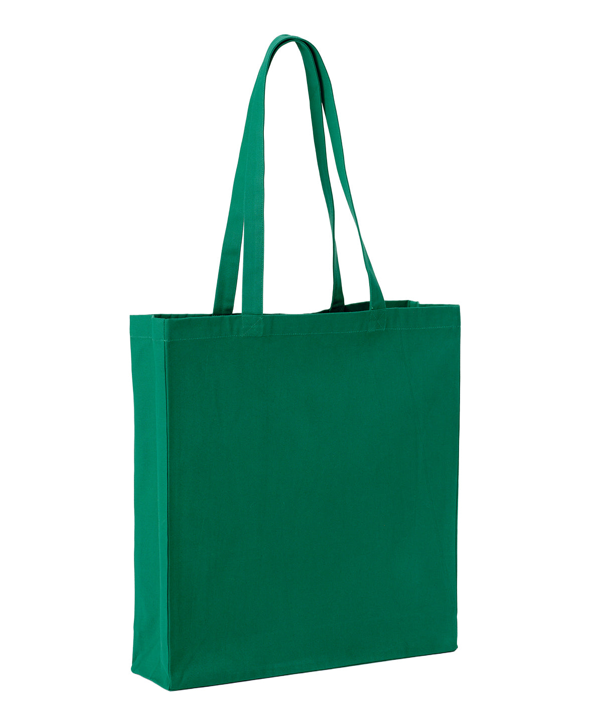 Nutshell Recycled premium canvas spacious shopper Bottle Green