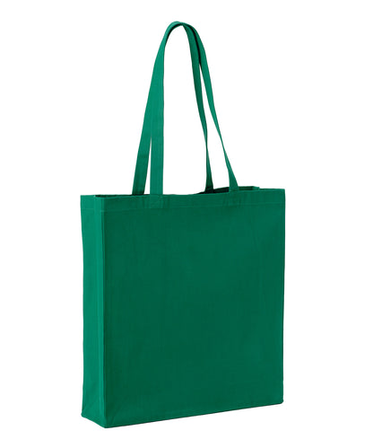 Nutshell Recycled premium canvas spacious shopper Bottle Green