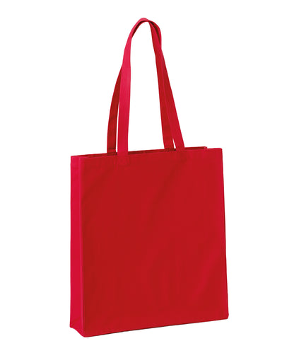 Nutshell Recycled premium canvas spacious shopper Fire Red