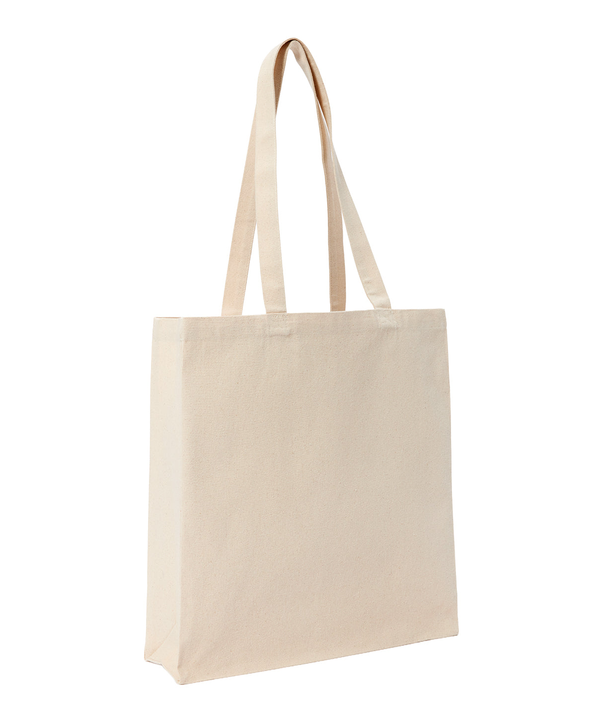 Nutshell Recycled premium canvas spacious shopper Natural