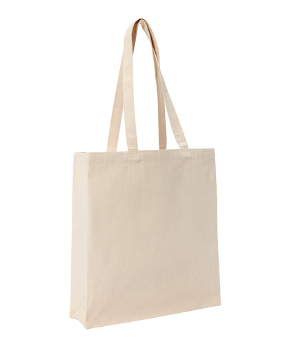 Nutshell Recycled premium canvas spacious shopper Natural