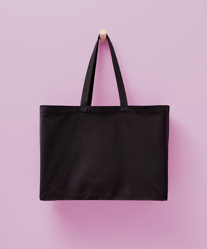 Nutshell Billie recycled luxe maxi tote Black