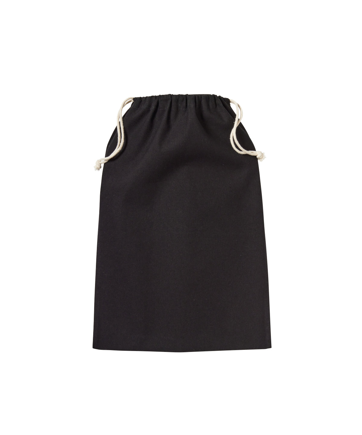 Nutshell Recycled cotton stuff bag Black