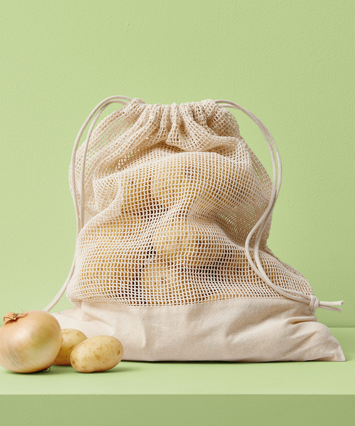 Nutshell Cotton mesh bag Natural
