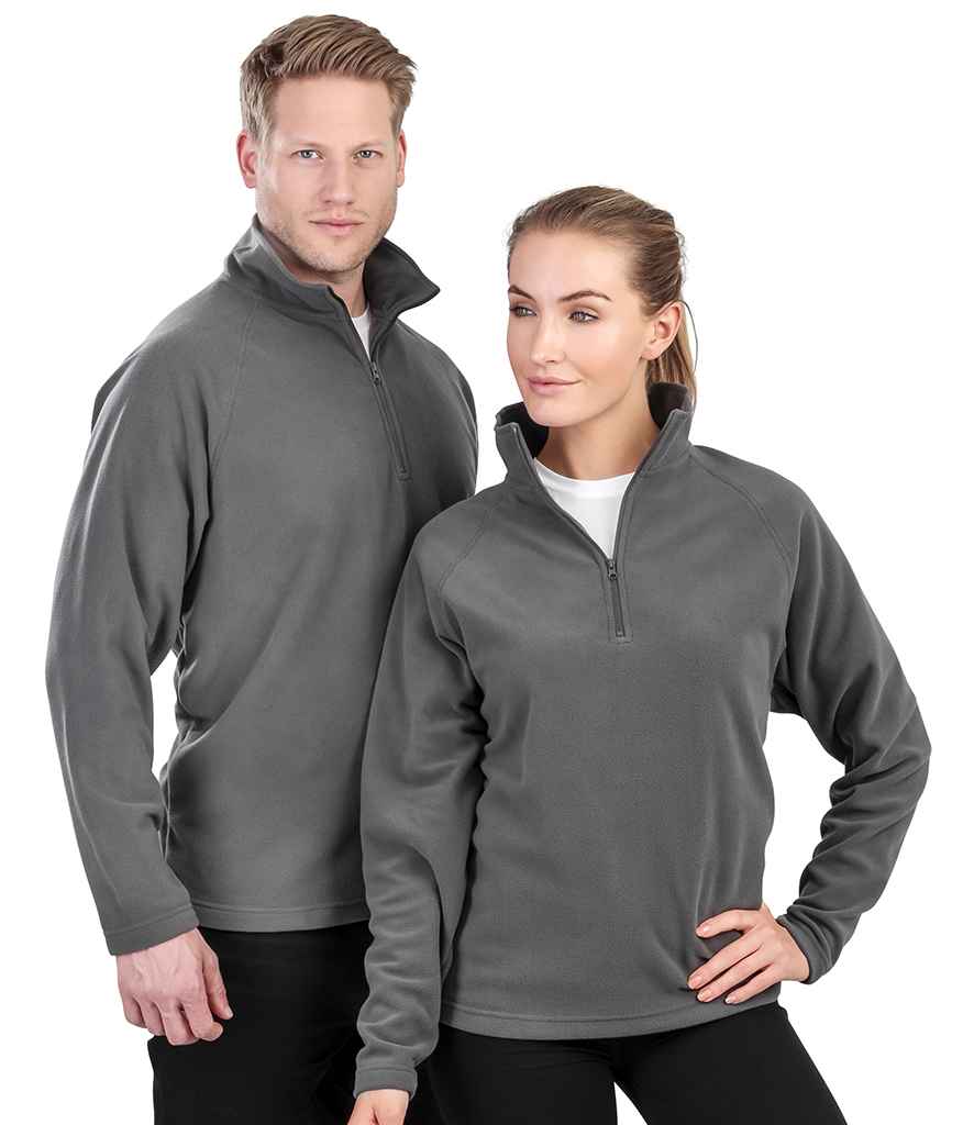 Result Core Zip Neck Micro Fleece - model image