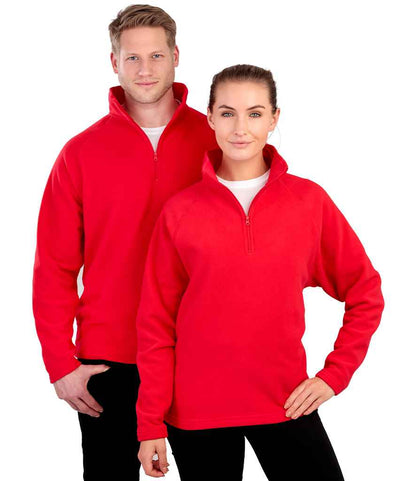 Result Core Zip Neck Micro Fleece - model image