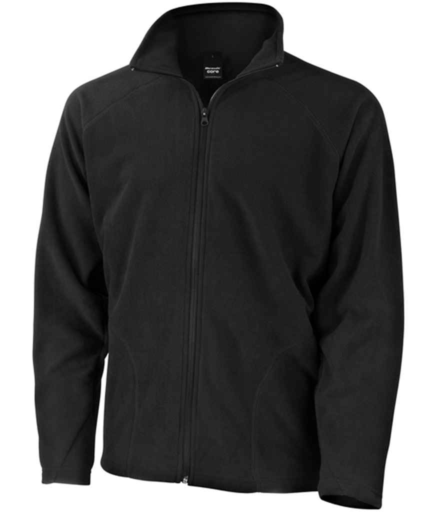 Result Core Micro Fleece Jacket in Black