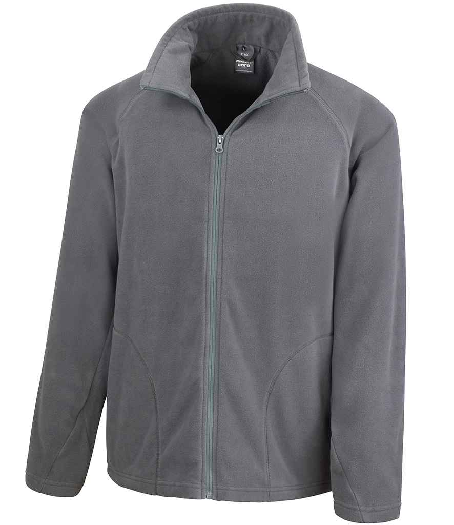 Result Core Micro Fleece Jacket in Charcoal