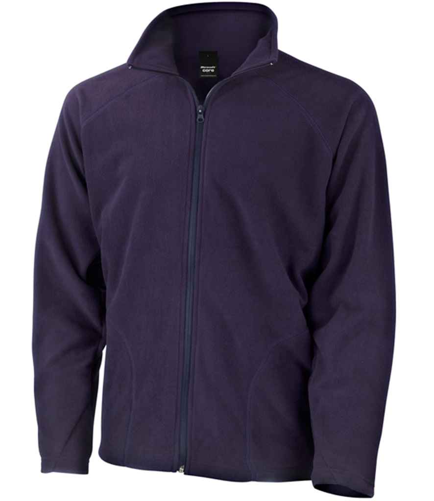 Result Core Micro Fleece Jacket in Navy