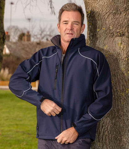 Result Work-Guard Hooded Soft Shell Jacket - model image
