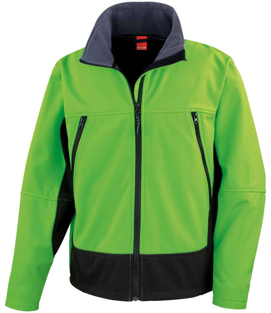 Result Soft Shell Activity Jacket in Vivid Green