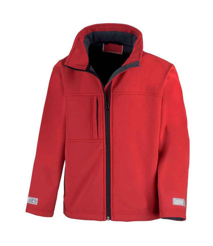 Result Kids Classic Soft Shell Jacket in Red
