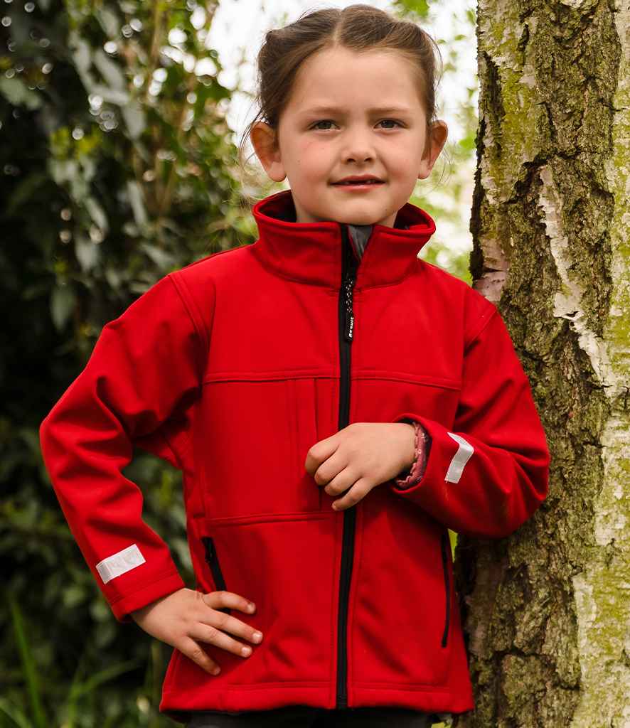Result Kids Classic Soft Shell Jacket - model image