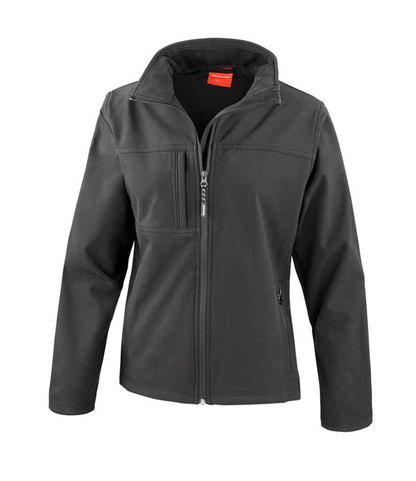 Result Ladies Classic Soft Shell Jacket in Black
