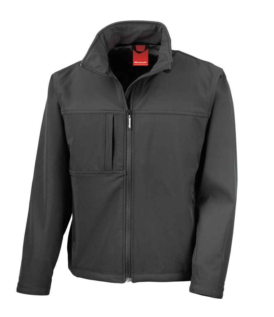 Result Classic Soft Shell Jacket in Black