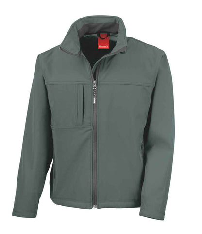 Result Classic Soft Shell Jacket in Grey