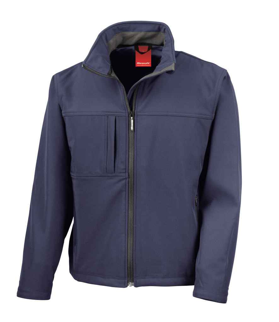 Result Classic Soft Shell Jacket in Navy