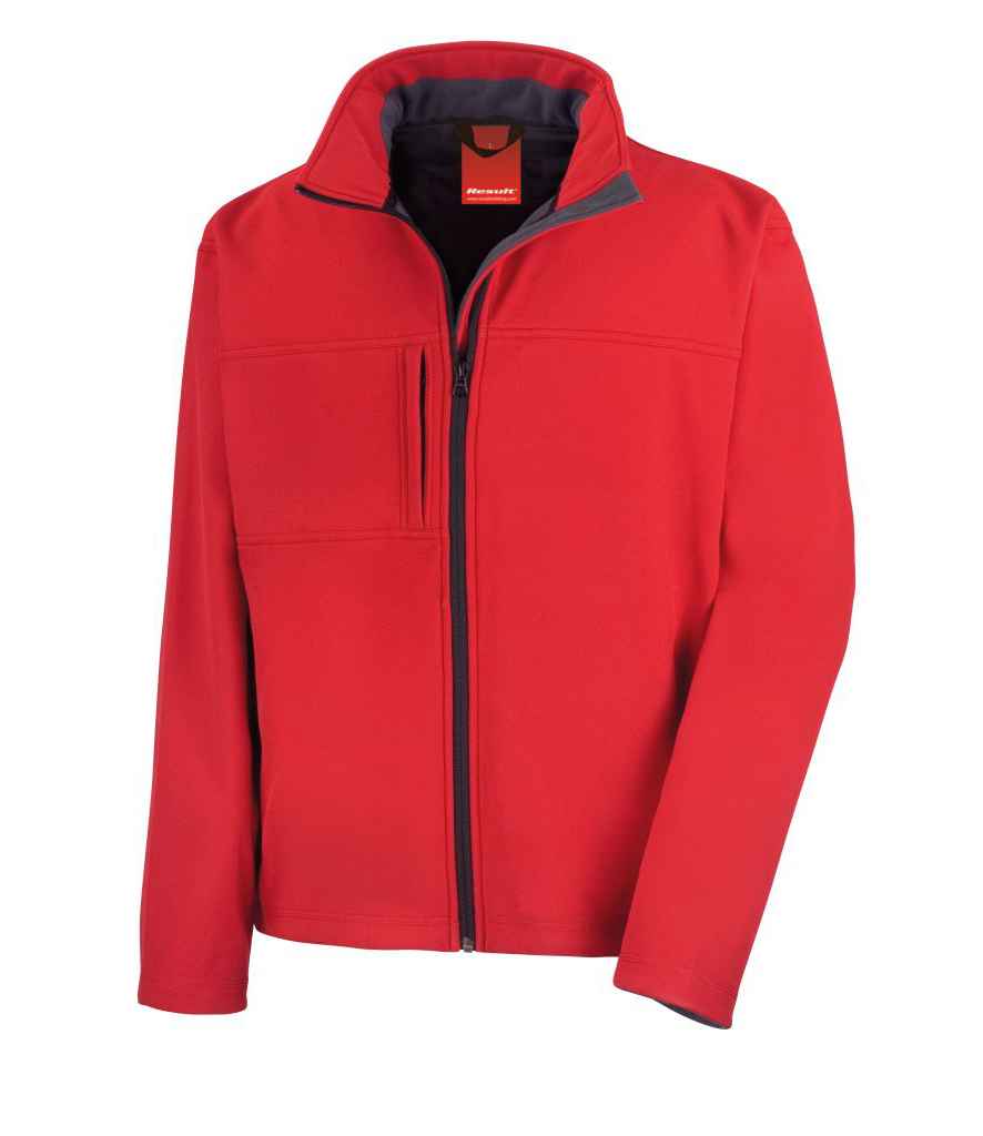 Result Classic Soft Shell Jacket in Red