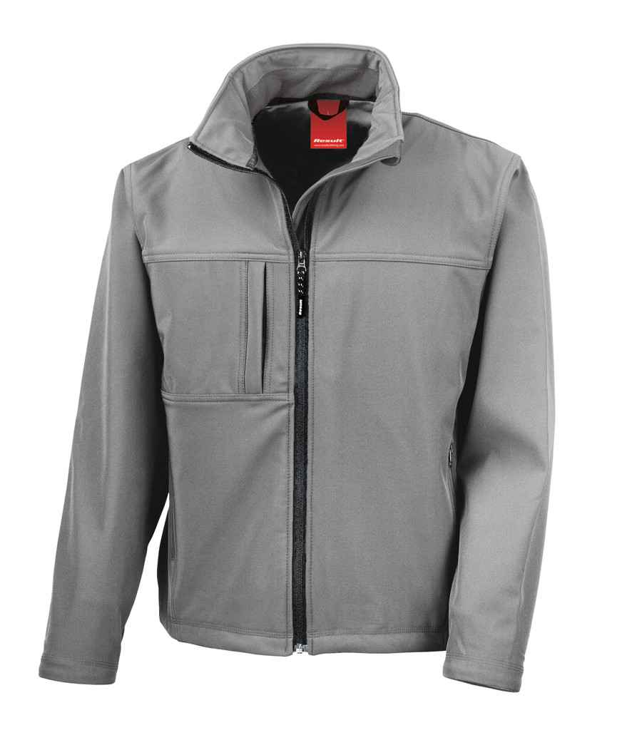 Result Classic Soft Shell Jacket in Workguard Grey