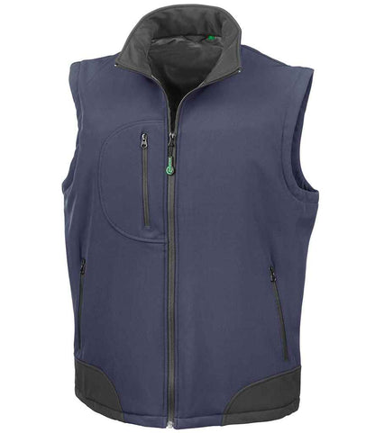Result Soft Shell Bodywarmer in Navy/Black