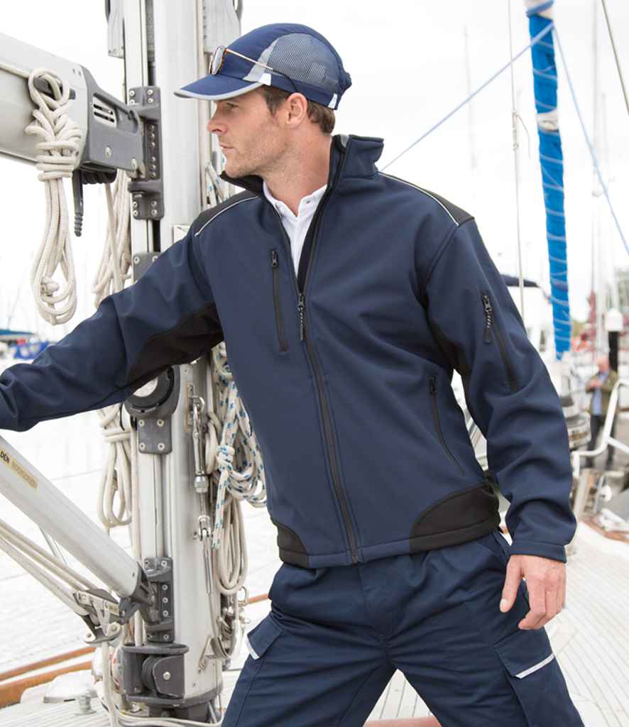 Result Work-Guard Ripstop Soft Shell Jacket - model image