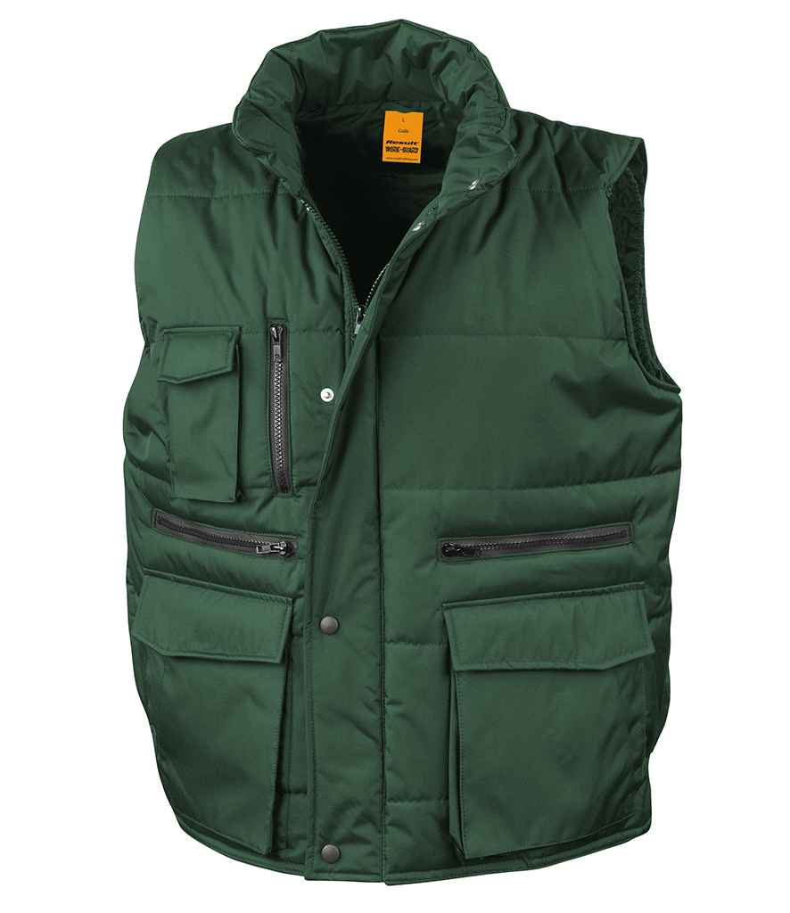 Result Work-Guard Lance Bodywarmer in Bottle Green