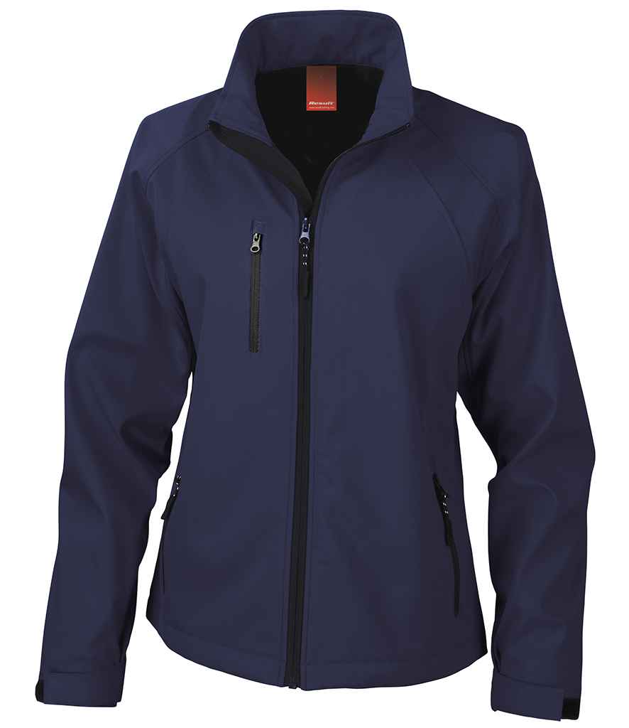 Result Ladies Base Layer Soft Shell Jacket in Navy