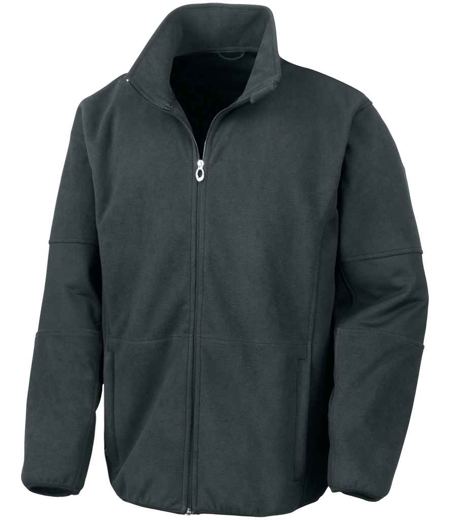Result Osaka Combed Pile Soft Shell Jacket in Black