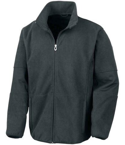 Result Osaka Combed Pile Soft Shell Jacket in Black