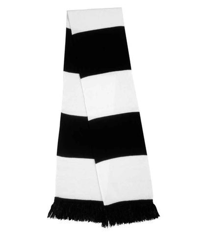 Result Team Scarf in Black/White