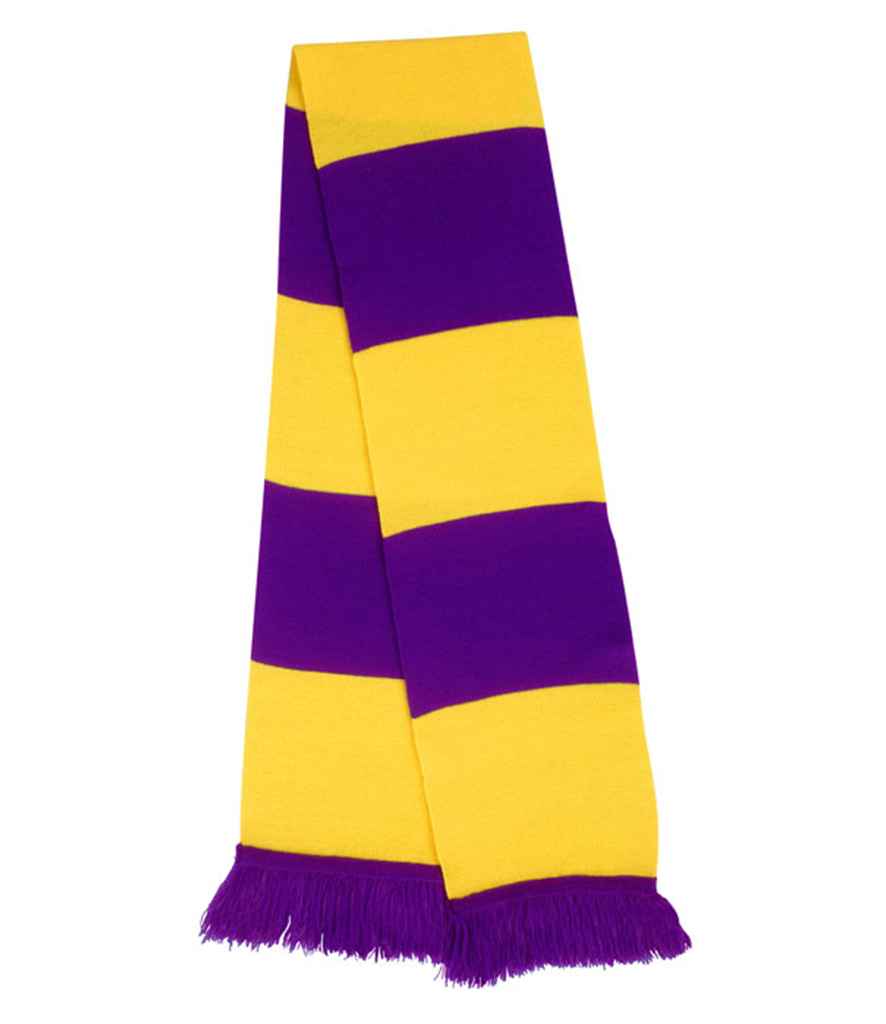 Result Team Scarf in Purple/Yellow