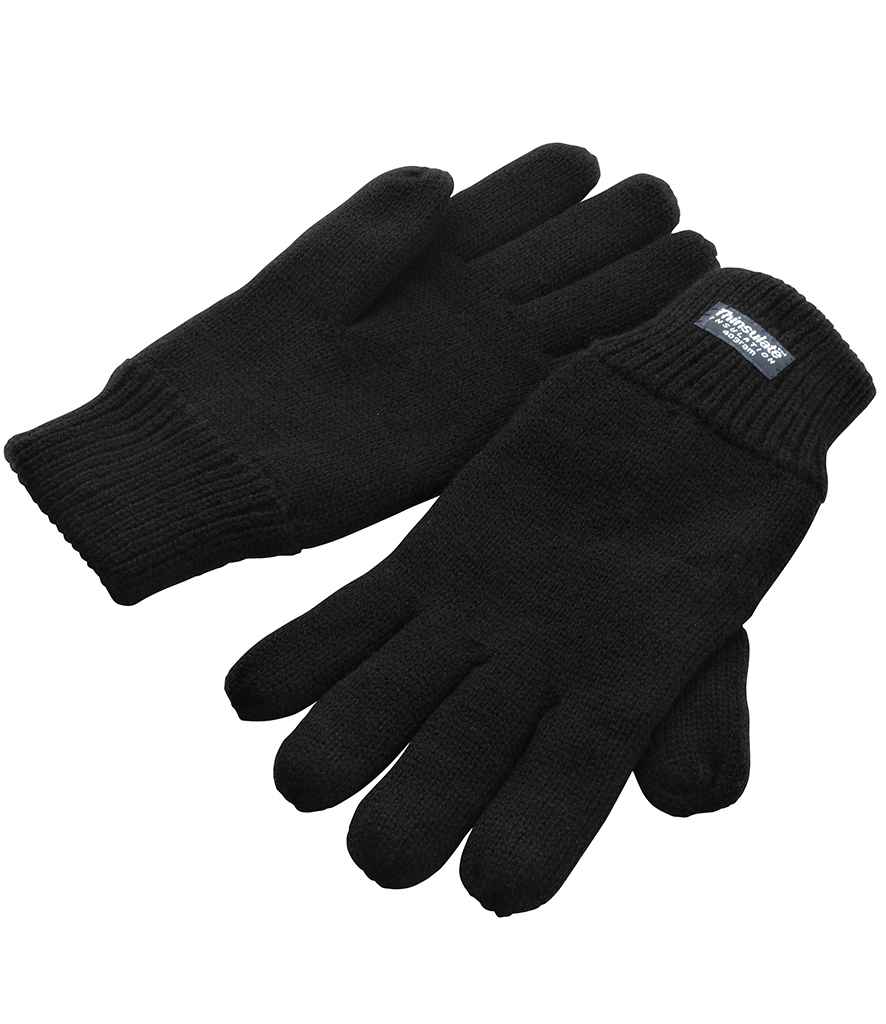 Result Classic Lined Thinsulate™ Gloves in Black