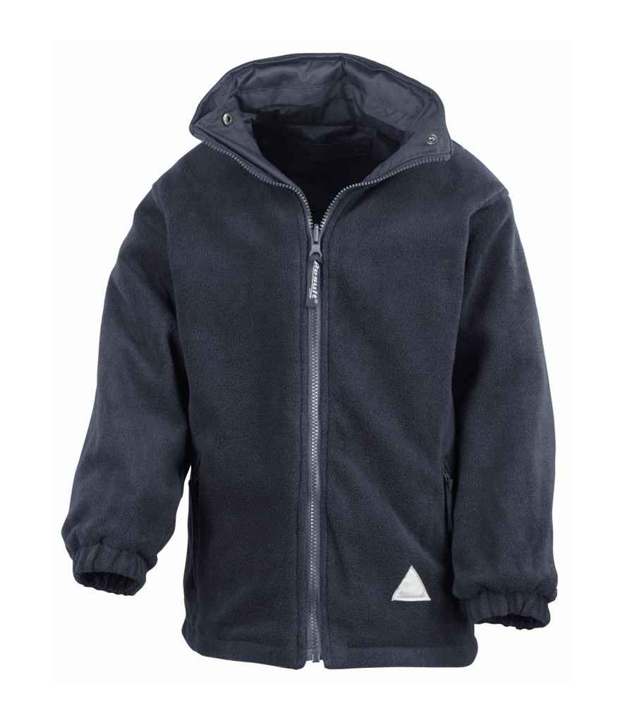 Result Kids/Youths Fleece Lined StormDri 4000 Jacket in Navy/Navy