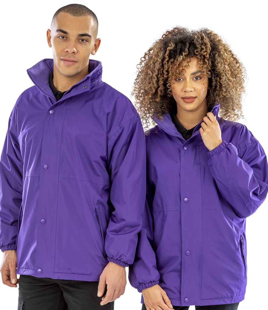 Result Fleece Lined StormDri 4000 Waterproof Jacket - model image