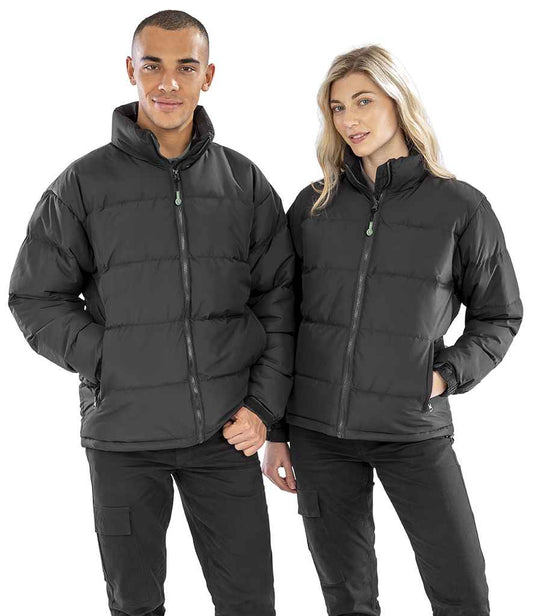 Result Recycled Ladies Holkham Down Feel Jacket - model image