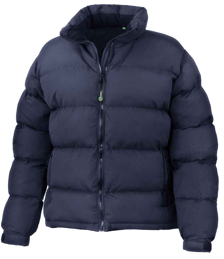 Result Recycled Ladies Holkham Down Feel Jacket in Navy