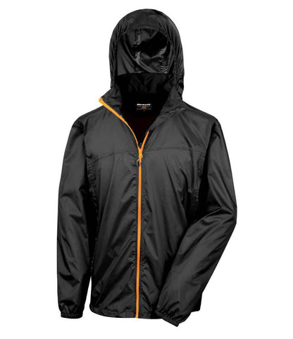 Result Urban HDi Quest Stowable Jacket in Black/Orange